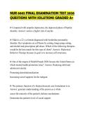 NUR 6665 FINAL EXAMINATION TEST 2026 QUESTIONS WITH SOLUTIONS GRADED A&plus;
