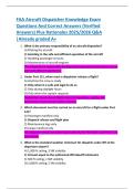 FAA Aircraft Dispatcher Knowledge Exam  Questions And Correct Answers &lpar;Verified  Answers&rpar; Plus Rationales 2025&sol;2026 Q&A  &vert;Already graded A&plus;