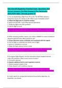 FAA Aircraft Dispatcher Practical Exam  Questions And  Correct Answers &lpar;Verified Answers&rpar; Plus Rationales  2025&sol;2026 Q&A &vert;Already graded A&plus; 