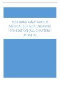 Test Bank for Ignatavicius Medical-Surgical Nursing 9th Edition &vert; Complete Questions & Answers for Exam Prep