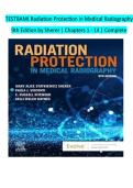 TESTBANK Radiation Protection in Medical Radiography 9th Edition by Sherer &vert; Chapters 1 - 14 &vert; Complete