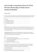 Evolve Saunders Comprehensive Review for NCLEX-RN Exam &vert; Pharmacology Test Bank &vert; Practice Questions & Rationales