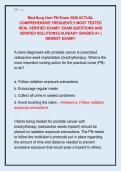 Med-Surg Hesi PN Exam 2026 ACTUAL  COMPREHENSIVE FREQUENTLY MOST TESTED  REAL VERIFIED EXAM&excl;&excl;&excl; EXAM QUESTIONS AND  VERIFIED SOLUTIONS&vert;&vert; ALREADY GRADED A&plus; &vert;  NEWEST EXAM&excl;&excl;&excl;