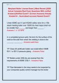 Maryland Boiler License Exam &vert;&vert; Most Recent &vert;&vert;2026  Actual Complete Real Exam Questions With verified  Answers&vert;&vert;Verified Exam&excl;&excl;&excl; &lpar;Correct Answers&rpar; Already  Graded A&plus; &comma; Guaranteed success&vert; Newest Exam&excl;&excl;&excl;