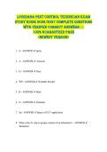 Louisiana Pest Control Technician EXAM  STUDY GUIDE 2026&sol;2027 COMPLETE QUESTIONS  WITH VERIFIED CORRECT ANSWERS &vert;&vert;  100&percnt; GUARANTEED PASS  <NEWEST VERSION> 