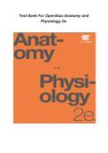 Test Bank For OpenStax Anatomy and Physiology 2e