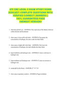 ATI CBC LEVEL 2 EXAM STUDY GUIDE  2026&sol;2027 COMPLETE QUESTIONS WITH  VERIFIED CORRECT ANSWERS &vert;&vert;  100&percnt; GUARANTEED PASS  <NEWEST VERSION> 