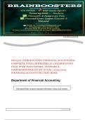FAC1501 INTRODUCTORY FINANCIAL ACCOUNTING&colon; COMPLETE UNISA SEMESTER 1 & 2 EXAMINATION PACK WITH PAST PAPERS&comma; ANSWERS & COMPREHENSIVE STUDY GUIDE &vert; 2025-2026 FINANCIAL ACCOUNTING TEST BANK