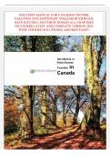 SOLUTIONS MANUAL FOR INTRODUCTION TO FEDERAL INCOME TAXATION IN CANADA FULL AND COMPLETE STUDY GUIDE&vert;&vert; LATEST AND FULLY COVERED VERSION 2025 WITH GUARANTEED A&plus; 