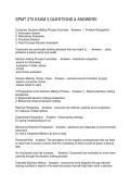 SPMT 370 EXAM 3 QUESTIONS & ANSWERS