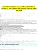 Evolve Elsevier HESI Med Surg Actual Exam &vert; 150 Real Exam Questions & Correct Answers &vert; Well-Elaborated Rationales &vert; Latest 2026 Exam