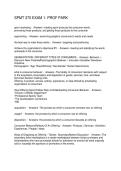SPMT 370 EXAM 1- PROF PARK