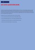 SAT SUITE QUESTIONS BANK 