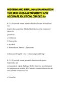 MIDTERM AND FINAL N582 EXAMINATION TEST 2026 DETAILED QUESTIONS AND ACCURATE SOLUTIONS GRADED A&plus;