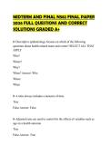 MIDTERM AND FINAL N582 FINAL PAPER 2026 FULL QUESTIONS AND CORRECT SOLUTIONS GRADED A&plus;
