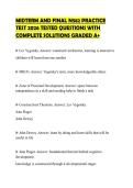MIDTERM AND FINAL N582 PRACTICE TEST 2026 TESTED QUESTIONS WITH COMPLETE SOLUTIONS GRADED A&plus;