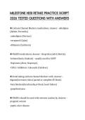 MILESTONE HESI RETAKE PRACTICE SCRIPT 2026 TESTED QUESTIONS WITH ANSWERS