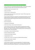 NURS 304 Exam 2 Questions with Correct Answers Latest Update 2026&sol;2027