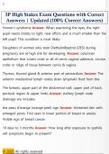 3P High Stakes Exam Questions with Correct  Answers &vert; Updated &lpar;100&percnt; Correct Answers&rpar; 