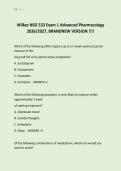 Wilkes NSG 533 Exam 1 Advanced Pharmacology  2026&sol;2027&comma; BRANDNEW VERSION &excl;&excl;&excl;&excl; 