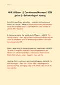 NUR 265 Exam 1 &vert; Questions and Answers &vert; 2026  Update &vert; - Galen College of Nursing&period;