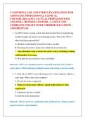 CALIFORNIA LAW AND ETHICS EXAMINATION FOR  ASSOCIATE PROFESSIONAL CLINICAL  COUNSELORS &lpar;APCC&rpar; ACTUAL PREP QUESTIONS  AND WELL REVISED ANSWERS - LATEST AND  COMPLETE UPDATE WITH VERIFIED SOLUTIONS &ndash;  ASSURED PASS 
