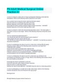 PN Adult Medical Surgical Online Practice A