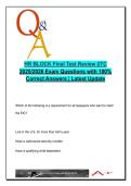 H&R BLOCK INCOME TAX COURSE   EXAM COMPLETE PACKAGE DEAL