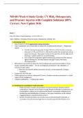NR 601 Week 4 Study Guide&colon; CV Risk&comma; Osteoporosis&comma; and Pressure Injuries with Complete Solutions 100&percnt; Correct &vert; New Update 2026