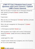 CMN 577 Unit 3 Questions with Correct  Answers &vert; Updated &lpar;100&percnt; Correct Answers&rpar; 