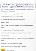 CMN 577 Unit 3 Handouts from Lessons  Questions with Correct Answers &vert; Updated  &lpar;100&percnt; Correct Answers&rpar;