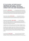 NY Life&comma; Accident&comma; and Health Insurance Agent&sol;Broker Exam Series 17-55 Exam QUESTIONS AND ANSWERS 100&percnt; RATED CORRECT WITH 100&percnt; SURE PASS&vert;GRADED A&plus;