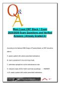 West Coast EMT Block 1 Exam &vert; 2025&sol;2026 &vert; 270 Qs with Answers &ndash; Scene Safety&comma; Medical-Legal&comma; Hazmat&comma; Triage