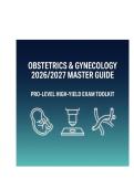 2026&sol;2027 OB&sol;GYN Master Guide &vert; Hacker & Moore&rsquo;s 6th Ed&period; &vert; 55 Expert Exam Modules & High-Yield Toolkit