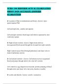 NURS 190 midteRm ACtUAL eXAmiNAtiON SHeet 2026 ACCURAte ANSWeRS GUARANteed