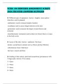 NURS 190 MIDTERM ASSESSMENT SCRIPT 2026 TRUSTED ANSWERS SUPPLIED