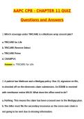 AAPC CPB - Chapter 11 Quiz &lpar;Latest 2026 &sol; 2027 Update&rpar; Questions and Verified Answers &vert; 100&percnt; Correct &vert; Grade A&plus;