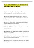 NURS 5220 TEST BANK EXAM QUESTIONS AND SOLUTIONS GRADED A&plus;