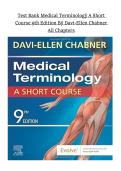 Test Bank for Medical Terminology&colon; A Short Course 9th Edition&vert;9780323479912 &vert; All Chapters 1-5&vert; LATEST &vert;2026