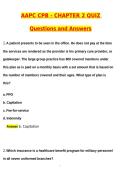 AAPC CPB - Chapter 2 Quiz &lpar;Latest 2026 &sol; 2027 Update&rpar; Questions and Verified Answers &vert; 100&percnt; Correct &vert; Grade A&plus;