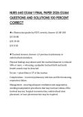 NURS 640 EXAM 1 FINAL PAPER 2026 EXAM QUESTIONS AND SOLUTIONS 100 PERCENT CORRECT