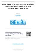 Overview of Psychiatric Nursing&colon; Contemporary Practice&comma; 5th Edition by Mary Ann Boyd The 5th edition of Psychiatric Nursing&colon; Contemporary Practice by Mary Ann Boyd is a comprehensive textbook designed to help nursing students understand the principles of 