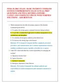 FEMA IS-200&period;C EXAM - BASIC INCIDENT COMMAND  SYSTEM COMPREHENSIVE EXAM ACTUAL PREP  QUESTIONS AND WELL REVISED ANSWERS -  LATEST AND COMPLETE UPDATE WITH VERIFIED  SOLUTIONS &ndash; ASSURED PASS