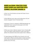 NURSE 660 EXAM 1 PRACTICE STUDY GUIDE PAPER 2026 QUESTIONS WITH CORRECT SOLUTIONS GRADED A&plus;