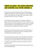 NURSE 660 EXAM 1 TEST BANK QUESTIONS AND ANSWERS 2026 TESTED GRADED A&plus;
