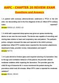 AAPC CPC Chapter 20 Review Exam &lpar;Latest 2026 &sol; 2027 Update&rpar; Questions and Verified Answers &vert; 100&percnt; Correct &vert; Grade A&plus;