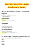 AAPC CPC ACTUAL BUNDLED EXAMS &lpar;Latest 2026 &sol; 2027 Update&rpar; Questions and Verified Answers &vert; 100&percnt; Correct &vert; Grade A&plus; AAPC CPC Exam Practice Questions & Chapter Reviews &vert; Chapters 1&comma; 12&comma; 17&comma; 19&comma; 20 &vert; CPC Coding Guidelines&comma; Compliance & Regulatory &vert; 150 Pract