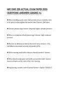 MK1 SWE 228 ACTUAL EXAM PAPER 2026 QUESTIONS ANSWERS GRADED A&plus;