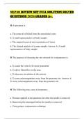 MLPAO REVIEW SET FULL SOLUTION SOLVED QUESTIONS 2026 GRADED A&plus;&period;