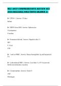 MLT ASCP COMPREHENSIVE REVIEW SET 2026 RELIABLE SOLUTIONS GRADED A&plus;